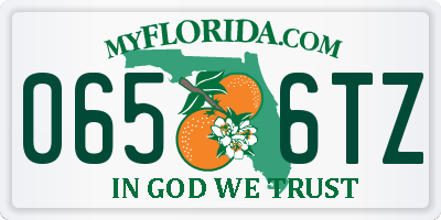FL license plate 0656TZ