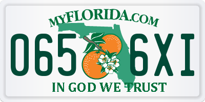 FL license plate 0656XI