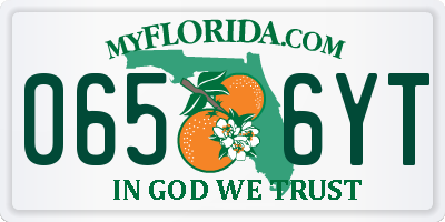 FL license plate 0656YT