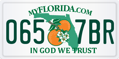 FL license plate 0657BR
