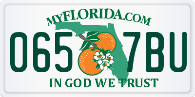 FL license plate 0657BU