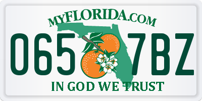 FL license plate 0657BZ