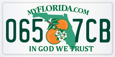FL license plate 0657CB