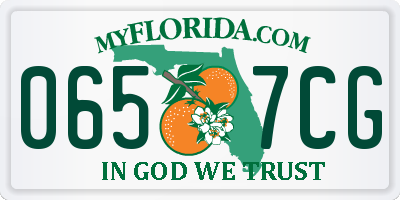 FL license plate 0657CG