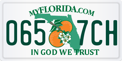 FL license plate 0657CH