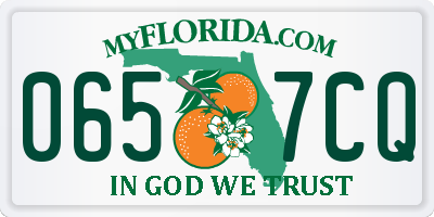 FL license plate 0657CQ