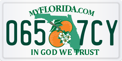 FL license plate 0657CY