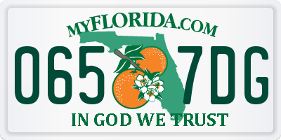 FL license plate 0657DG