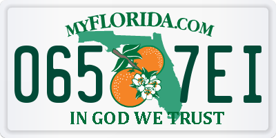 FL license plate 0657EI