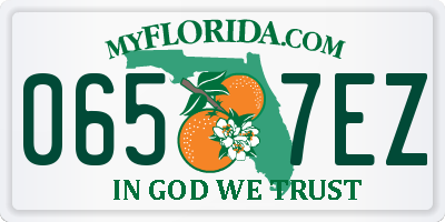 FL license plate 0657EZ