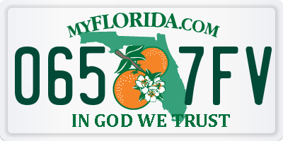 FL license plate 0657FV