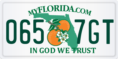 FL license plate 0657GT