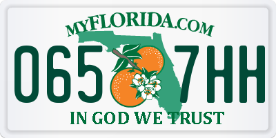 FL license plate 0657HH