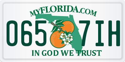 FL license plate 0657IH