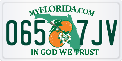 FL license plate 0657JV