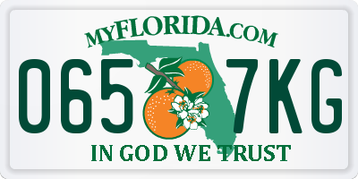 FL license plate 0657KG