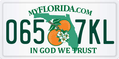 FL license plate 0657KL