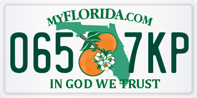 FL license plate 0657KP