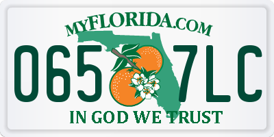 FL license plate 0657LC