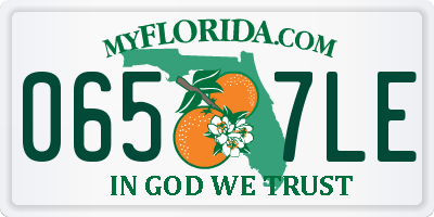FL license plate 0657LE