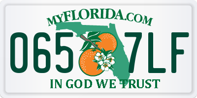 FL license plate 0657LF