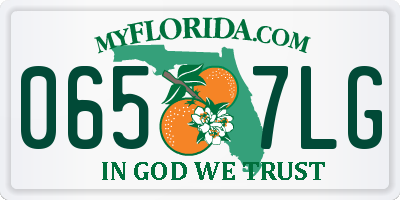 FL license plate 0657LG