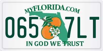 FL license plate 0657LT