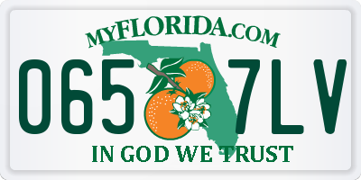 FL license plate 0657LV