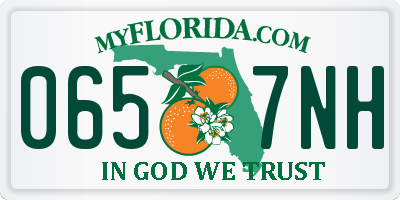 FL license plate 0657NH