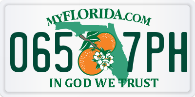 FL license plate 0657PH