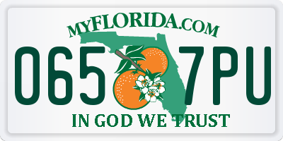 FL license plate 0657PU
