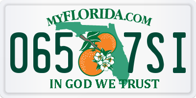 FL license plate 0657SI