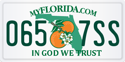 FL license plate 0657SS