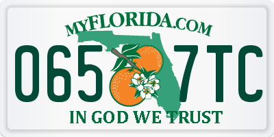 FL license plate 0657TC