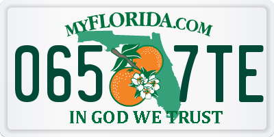 FL license plate 0657TE