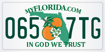 FL license plate 0657TG