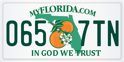 FL license plate 0657TN