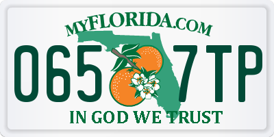 FL license plate 0657TP