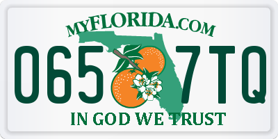 FL license plate 0657TQ