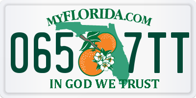 FL license plate 0657TT