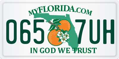 FL license plate 0657UH