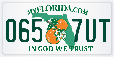 FL license plate 0657UT