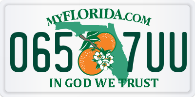 FL license plate 0657UU