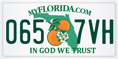 FL license plate 0657VH