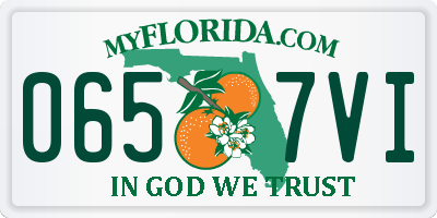 FL license plate 0657VI
