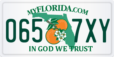 FL license plate 0657XY