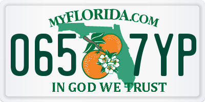 FL license plate 0657YP