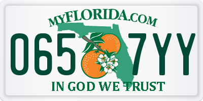 FL license plate 0657YY