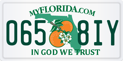 FL license plate 0658IY