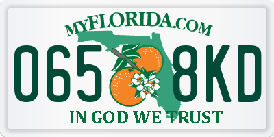 FL license plate 0658KD